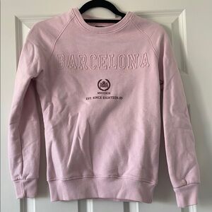 Pink Barcelona Sweatshirt